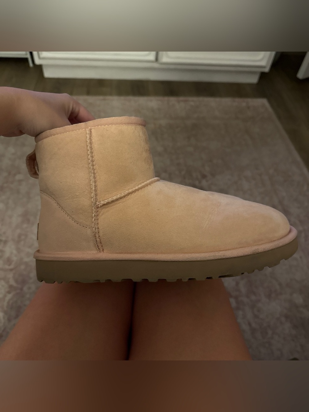 Baby pink ugg minis